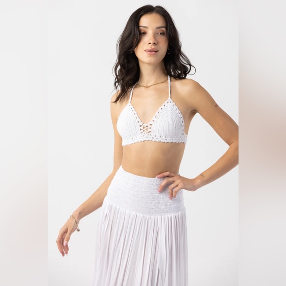 NWT!! Crochet Top – Tiare Hawaii size: S/ 0
Fits XS - S
Bikini top/ bralette Top - Picture 1 of 6